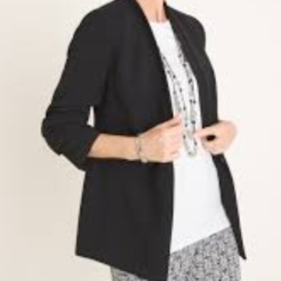 Chico’s Travelers Tank & Cardigan Jacket‎ Set | Size 2 (US Large 12–14) | Black - Picture 3 of 11